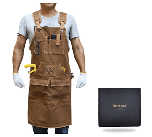 Best Aprons - Perfect Apron for Men [# Leather & Extra Pockets ]