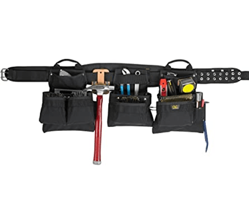 CLC Custom Leathercraft 5605 Professional Tool Belt, Black, 18 Pocket