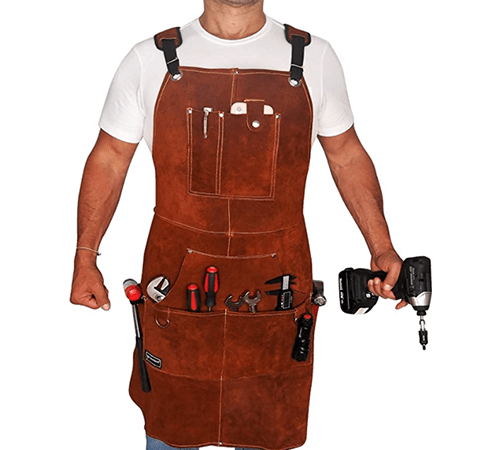 FIGHTECH Leather Work Apron.